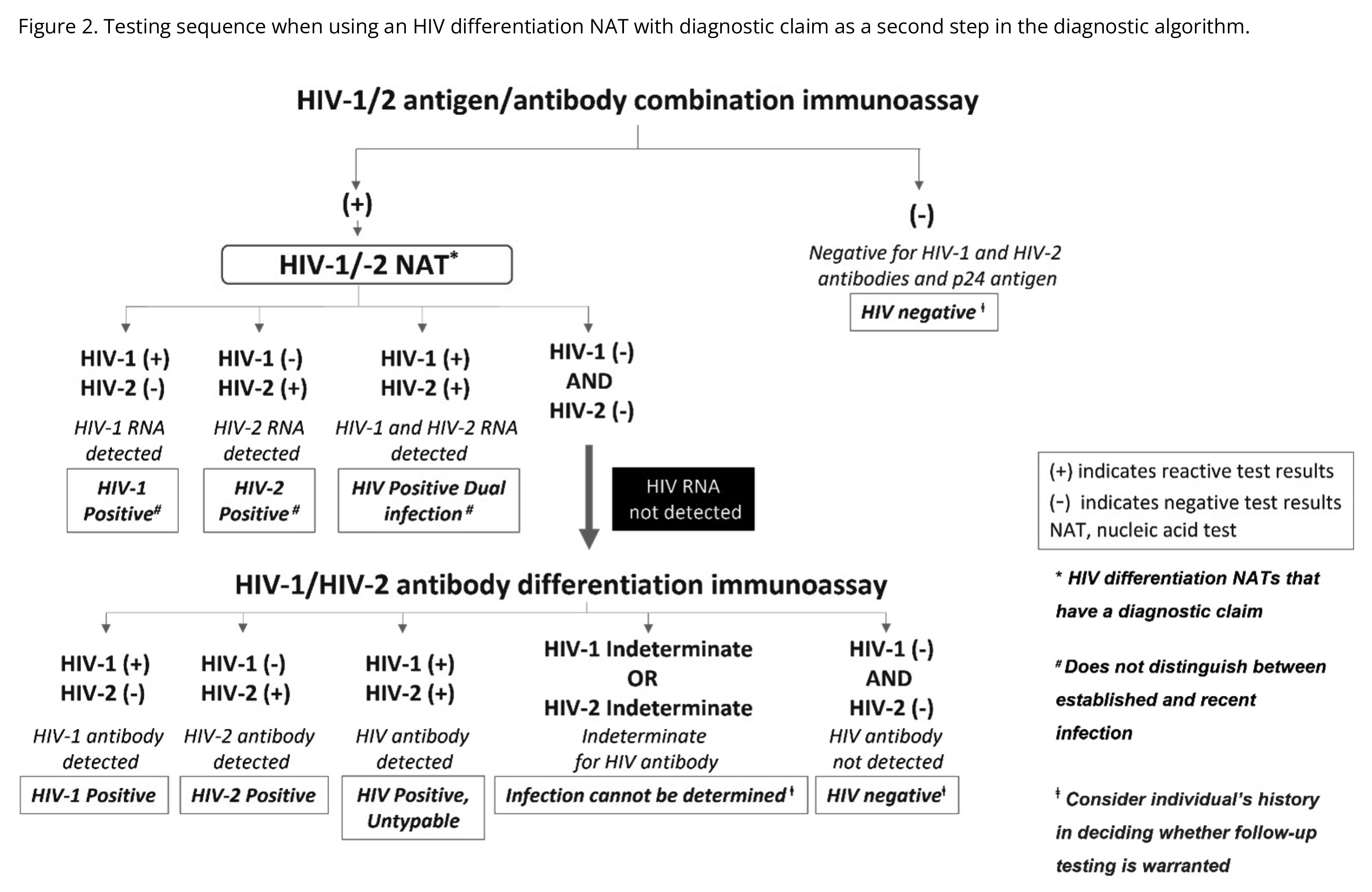 Image of Figure 2: HIV-1/2 antigen/antibody combination immunoassay
