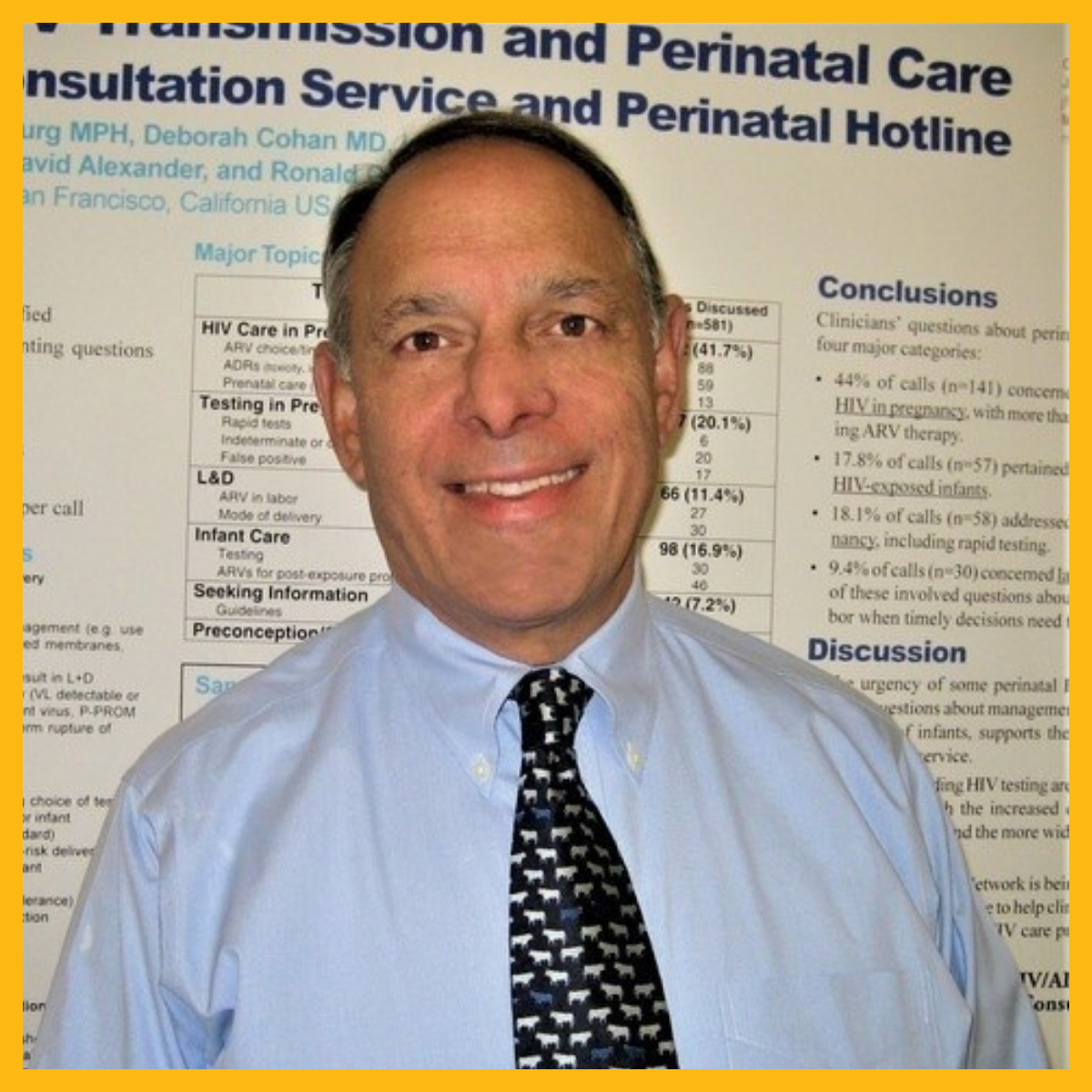 NCCC founder Dr. Ron Goldschmidt.